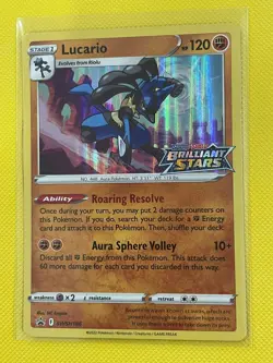 Lucario SWSH186 SWSH: Sword & Shield Promo Cards Holo - Image 1