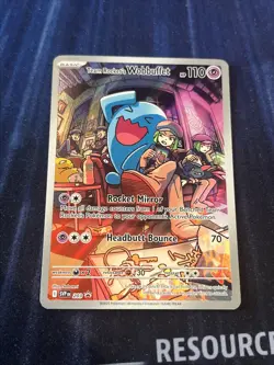 Team Rocket's Wobbuffet Holo SV: Scarlet & Violet Promo Cards 203 NM Pokemon TCG - Image 1