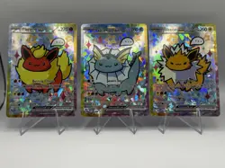 Pokemon Custom Art Holo EX Umbreon Eevee Espeon Flareon Vaporeon Lot x9 Cards - Image 2