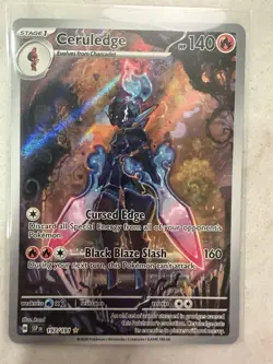 Ceruledge Surging Sparks Illustration Rare Pokemon TCG Card 197/191 - Image 1