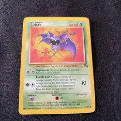 Zubat 57/62 Pokemon Cards WOTC TCG: Base Set 1999 N mint combined postage - Image 1