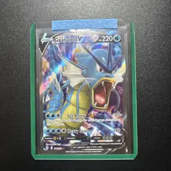 Pokemon TCG Gyarados V Ultra Rare Full Art Basic Dragon 220 HP Card 171/203 - Image 1
