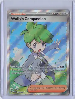 Wally's Compassion - Ultra Rare ME01: Mega Evolution 176/132 NM Pokemon Card - Image 1