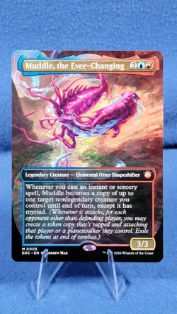 Muddle, the Ever-Changing (Borderless) Secrets of Strixhaven Commander - Nearmin - Image 1