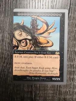 MTG B.F.M. 2 (Big Furry Monster) (Right Half) - Unglued - LP - Image 1