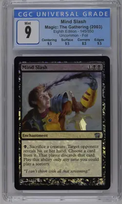 MIND SLASH 8th Edition Foil U CGC 9 MTG [Nostalgium] - Image 1