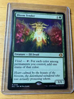 MAGIC THE GATHERING BLOOM TENDER-CREATURE-LORWYN ECLIPSED Regular #0166 MINT - Image 1