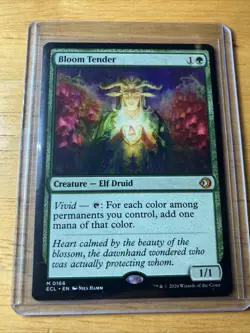MAGIC THE GATHERING BLOOM TENDER-CREATURE-LORWYN ECLIPSED Regular #0166 MINT - Image 2