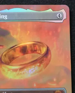 MTG The One Ring [BORDERLESS FOIL] - [NM] LOTR Tales of Middle-earth Promo - Image 2