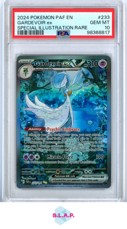 GARDEVOIR EX SPECI4L ILL RARE POKEMON PAF EN-PALDEAN FATES 2024 233 PSA 10 - Image 1