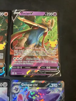 🇮🇹Lotto 5 carte pokemon Full Art Celebration Astri Lucenti Fiamme Spettrali NM - Image 3