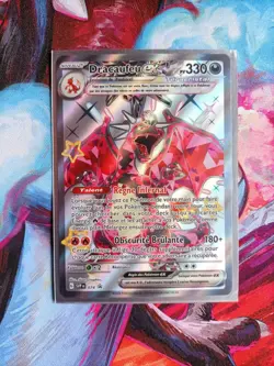 Carte DRACAUFEU EX FA SVP 074 Promo POKEMON Ecarlate et Violet 2024 & Pochette - Image 1