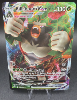 Rillaboom VMAX - 018/192 Ultra Rare Rebel Clash NM Pokemon TCG - Image 1