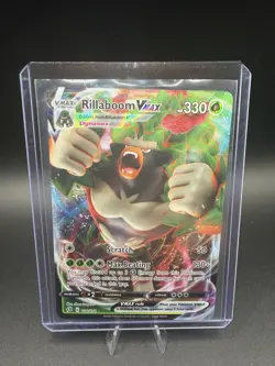 Rillaboom VMAX - 018/192 Ultra Rare Rebel Clash NM Pokemon TCG - Image 3
