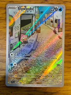NM! Slowpoke (204/198) S&V Base Set Illustration Rare Pokemon Card! FAST P&P! - Image 1