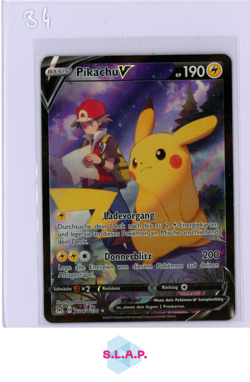 PIKACHU V POKEMON CHR TG16/TG30 VERLORENER URSPRUNG DEUTSCH 2022 - Image 1