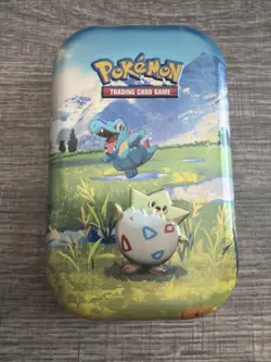 Pokemon Ascended Heroes [Togepi & totodile] Mini Tin - EMPTY TIN ONLY No Packs - Image 1