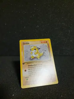 Pokemon Karte Sandan - 1. Edition Near Mint - 62/102 Basis Set - Image 3