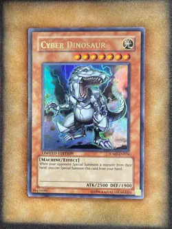 Yugioh Cyber Dinosaur JUMP-EN024 Ultra Rare Limited Edition LP - Image 1