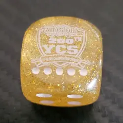 Konami Yu-Gi-Oh! TCG 200th YCS Gold Championship Series Dice Collectible - Image 1