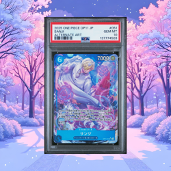 One Piece A Fist of Divine Speed (OP11) - Sanji SR Alternate Alt Art PSA 10 JPN - Image 1