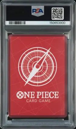 One Piece CCG Monkey.D.Luffy 2nd Anniversary Set OP09-061 PSA 9 Mint - Image 2