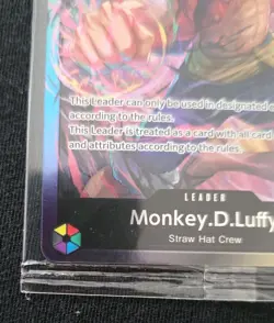 Monkey D Luffy Battle Promo v2 Leader FOIL SEALED One Piece TCG English - Image 5