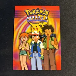Pokemon TOPPS TV Animation Edition Series 2 Trading Cards Check List NM - Image 1