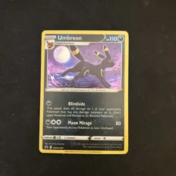 Umbreon Holo Rare Black Star Promo #SWSH129 Pokemon Sword & Shield - Image 1