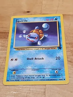 Squirtle Team Rocket 68/82 Pokemon TCG 2000 Vintage ¿ - Image 1