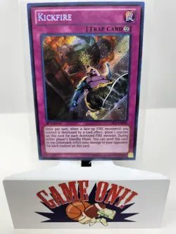 YuGiOh Kickfire CBLZ-EN089 1st Edition Secret Rare LP - Image 1
