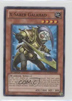 X-Saber Galahad 1st Ed. YuGiOh 5D's Duelist Toolbox Starter Deck #5DS3-EN013 - Image 1