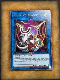 Yugioh Security Dragon DUPO-EN037 Ultra Rare NM - Image 1