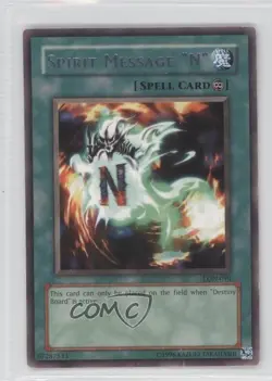 Spirit Message N Unlimited YuGiOh Labyrinth of ightmare #LON-090 2003 READ - Image 1