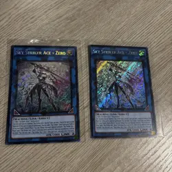Sky Striker Ace = Zero Secret Rare Yugioh! DUAD-EN049 Near Mint! X2 - Image 1