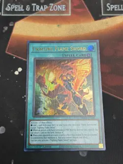 Yugioh! | Fighting Flame Sword (UR) MZMI-EN008 Ultra Rare 1st Edition NM - Image 1