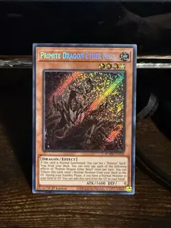 Yu-Gi-Oh TCG Primite Dragon Ether Beryl BLMM-EN130 1st Edition Secret Rare - Image 1