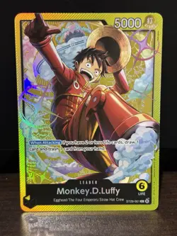 Monkey.D.Luffy ST29-001 Starter Deck 29: Egghead Foil NM One Piece - Image 1