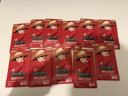 One Piece TCG OP-13 Carrying On His Will Sleeved Booster Pack Lot of 11 English - Image 1