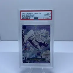 2025 ONE PIECE PREMIUM BOOSTER ALTERNATE ART OP09-078 GUM-GUM GIANT PSA 10 - Image 1