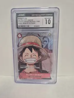 CGC 10 Monkey D. Luffy One Piece Manga Promo #P-001 25th Anniversary - Image 1