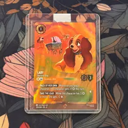 Disney Lorcana “Lady Decisive Dog” EN, #205, Reign of Jaf, Enchanted - Image 1