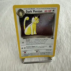 Dark Persian Pokemon Card WOTC Black Star Promo #17 Holo 2000 NM - Image 3