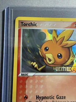 Pokemon TCG Torchic 69/106 EX Emerald 2005 Reverse Holo Rare Stamped Card - Image 2