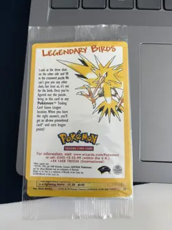 Pokemon Card Black Star Promo Sealed 3x Legendary Birds Zapdos Articuno Moltres - Image 4