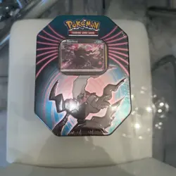 Pokemon TCG Mighty Mysterious Tin [ Darkrai Card Pack ] NEW Sealed 3 Packs 2021 820650809859 - Image 1