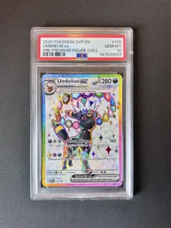 PSA 10 Umbreon Ex SVP 176 Promo Premium Collection Prismatic Pokemon Card TCG - Image 1