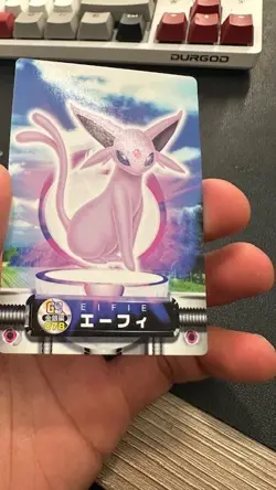 Espeon Pokemon Zukan Card 078 Carddass Japanese Nintendo - Image 1