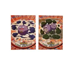 2000 Topps Pokemon Series 2 Koffing #109 Weezing #110 Vintage NM Cards - Image 1