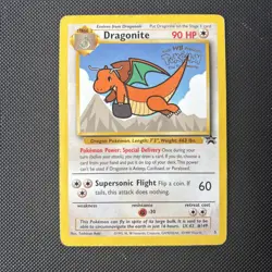 Pokemon Card Black Star Promo Dragonite 5 WB Pokemon Movie WOTC - Image 1